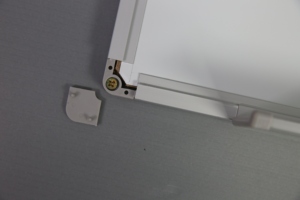 Esquinas de montaje ocultas marco de aluminio acero lacado pizarra magnética borrado en seco pizarra de escritura personalizada pizarra blanca - Product Image 4