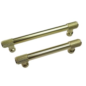 Tiradores Muebles de lujo Diseño moderno de lujo Manija de la puerta del Gabinete de cocina Patrón de red de aluminio y madera Manija del Gabinete moleteada - Product Image 3