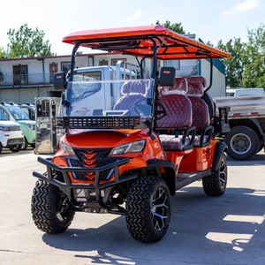 Carrito de Golf Eléctrico de 4 Ruedas, Motor de 400W, 20 km/h, Aleación de Aluminio Resistente, Estilo Moderno, para Resort, Parque, Campus, Aeropuerto - Product Image 1