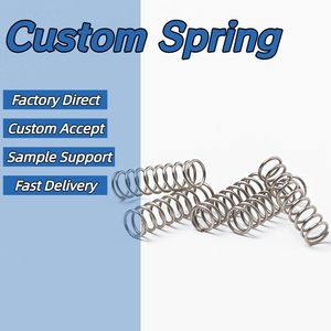 In Stock Stainless Steel <strong>Spring</strong> With Nickel-plating Shock Absorbing Nickel-Plated Finish Spiral Compression <strong>Spring</strong> - Product Image 1
