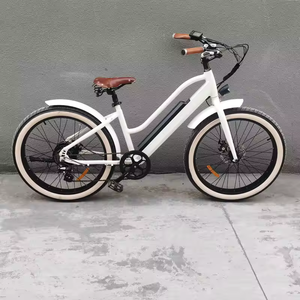 Bicicleta de Carretera de 7 Velocidades, 26 Pulgadas, Neumáticos Anchos, Motor Eléctrico sin Escobillas, Batería de Gran Capacidad de 17.5 Ah, Frenos de Disco Mecánicos, para Ciclismo Urbano, JYOP-SMDORADO El - Product Image 3