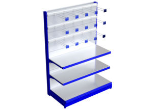 Estanterías de Supermercado Galvanizadas Antioxidantes Directas de Fábrica, Estante de Exhibición de Metal Resistente a la Intemperie para Jardín Exterior - Product Image 3