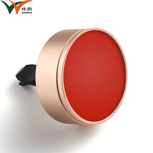 Low Price Simple Design Gold Plated Round Metal Car Fragrance - Product Image 2