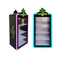 Vitrine d'exposition de cigarettes en acrylique à LED pour supermarché, présentoir transparent léger pour comptoir, électronique pour magasin de tabac