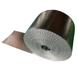 Rollo de película de burbujas de 110g de doble capa de papel de aluminio 7mic para aislamiento térmico y embalaje de almacén - Product Image 6