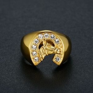 Bague pour homme de style hipster avec tête de cheval de haute qualité, fournie par une usine chinoise - Product Image 6