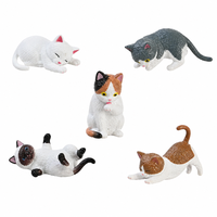 Fabricant chinois, figurines d'action en PVC sur le thème des animaux, design personnalisé, échelle 1:18, mini figurines chat, boîtes mystères pour collection