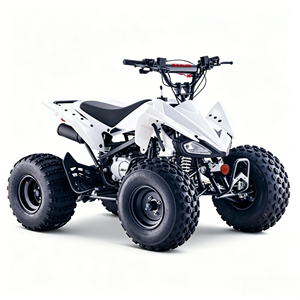 <span class=keywords><strong>Quad</strong></span> 4 roues tout-terrain robuste à essence 125cc avec suspension indépendante et châssis en acier chromoly pour adultes - Product Image 1