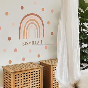 Semplice arcobaleno a <span class=keywords><strong>pois</strong></span> adesivi da parete soggiorno camera da letto divano sfondo decorazione da parete carta da parati autoadesiva adesivi <span class=keywords><strong>murali</strong></span> - Product Image 1