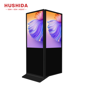 ホット販売屋内両面広告ディスプレイキオスク液晶デジタルサイネージ広告ビデオディスプレイプレーヤー - Product Image 2
