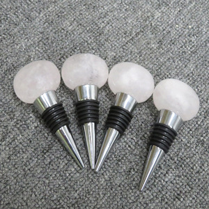Tapón de cristal Natural para botella de <span class=keywords><strong>vino</strong></span>, tapón de amatista personalizado de calidad prémium, Gema - Product Image 6