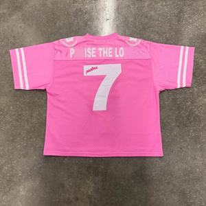 Camiseta de Manga Corta con Cuello en V Extra Grande para Hombre, Personalizada, de Alta Calidad, 280 Gramos, 100% Algodón, Impresión Serigráfica, Tela de Malla, Estilo Hip Hop - Product Image 4