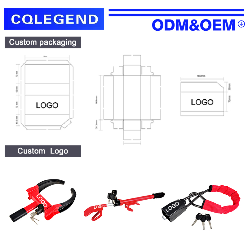 High-Quality Anti-Theft Car Lock Steering Wheel Lock Clutch Brake Accelerator Pedal Lock - CQLegend