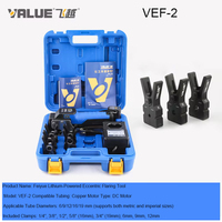 Outil d'expansion de batterie au lithium de qualité industrielle FEIYUE VEF-1/-2, en alliage d'aluminium, pour tube en cuivre électrique, outil de sertissage