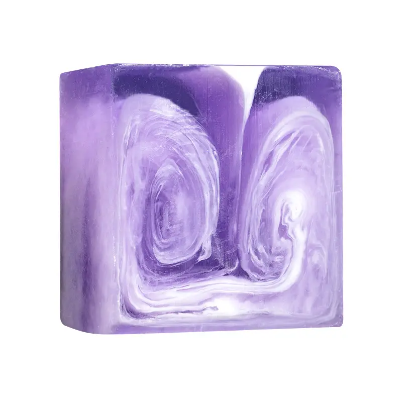 Barra de sabão de lavanda branqueadora com óleo essencial natural relâmpago natural por atacado