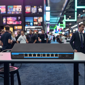 8x10/100/1000 Mbps RJ45 cổng Ethernet 2x1 <span class=keywords><strong>Gbps</strong></span> <span class=keywords><strong>SFP</strong></span> cổng Ethernet đầy đủ Gigabit chuyển đổi với PoE 52V Mạng Thiết bị chuyển mạch - Product Image 4