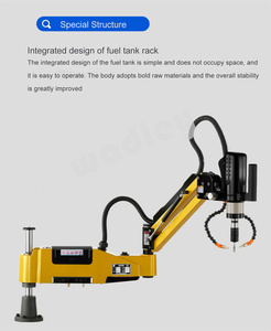 M3-M16 JIS DIN ISO Chucks Hot Sale Electric Tapping Machine Automatic M16 Screws Arm With Air Blowing and Oiling - Product Image 6