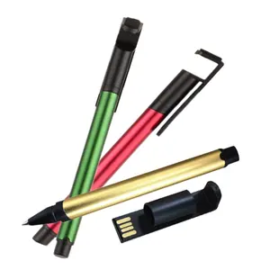Promotional Gift High Quality Cheapest Slim Metal Ball Pen Usb Flash Drive 8gb /16gb/32gb/64gb/1tb/2tb Pendrive