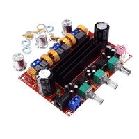 Amplificateur de son numérique 2.1 canaux Xh-M139 100W 12V-24V à large plage de tension, circuit de subwoofer audio, carte amplificateur 100 watts Tpa3116D2