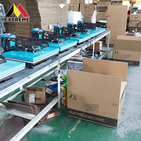 Mesin Press Panas Manual Datar untuk Sublimasi 40x50cm Grosir Pabrik dengan Plat untuk Kaos dan Pakaian