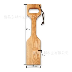 Cross-border wooden <b>scraper</b> barbecue grill plate <b>cleaning</b> tool wooden barbecue <b>scraper</b> outdoor barbecue rack <b>cleaning</b> wooden - Product Image 3