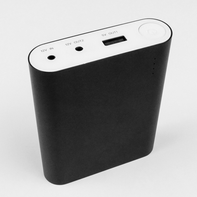 High Capacity 13400mAh DC Power Bank 18650 Lithium Battery 12V 4A Max Output Over-Charging Protection Aluminum Alloy Case CE