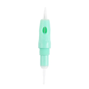 Kit de Máquina de Microblading Verde con 1RL Agujas de Cartucho Desechables Suministros de Tatuaje de Maquillaje Permanente para Cejas - Product Image 5