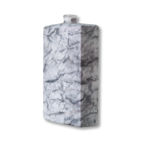 Bouteille de parfum Fabricant chinois Bouteilles vides Vaporisateur en verre dépoli Boîte carrée Bouteille de parfum personnalisée verte/noire/blanche de 100ml