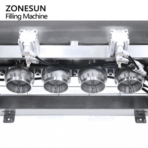 Machine de remplissage semi-automatique ZONESUN ZS-CF4A à 4 têtes pour boissons gazeuses, vin mousseux, eau gazeuse, canettes métalliques à anneau de traction - Product Image 3