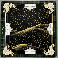 Tapis de mahjong Preppy Pink Tiger 31,5 pouces antidérapant et insonorisant pour hommes, jeux de cartes, poker, dominos
