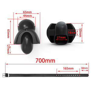 Haute qualité BDSM Silicone bouche Gags jouets sexuels langue Gag balles pour hommes et femmes - Product Image 4