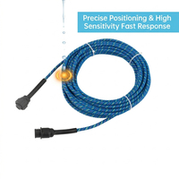 Câble de détection de fuite avec corde pour capteur d'eau au sol d'entrepôt, usage industriel, modèle HCL4, certifié CE/FCC RoHS, durable