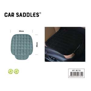 Car Saddles Seat Cushion 52x50cm <b>Quilted</b> Black Car Seat Pad - Product Image 3