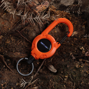 Biểu Tượng Tùy Chỉnh Ngoài Trời Móc Chìa Khóa Ba Lô Dây Thép Sợi Dây Kính Thiên Văn Cho Khóa Chống Mất Tay Dây Huy Hiệu Reel Cho Khóa Chìa Khóa - Product Image 6