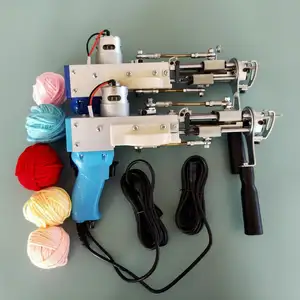 New Upgrade 2 in 1 Loop & Cut Pile Rug Tufting Gun Electric Carpet Weaving machine pistola de punch needle