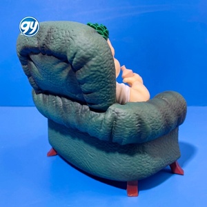 Une Pièce GK Lightning Modèle Fat Série Zoro <span class=keywords><strong>Luffy</strong></span> Sanji Assis Pose Figure Anime Chibi Statue Collection Modèle Décor - Product Image 3