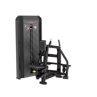 Máquina de remo sentado comercial con almohadilla de pecho ajustable, agarres ergonómicos, sistema de carga con pin, estructura de acero de alta resistencia para entrenamiento de espalda en gimnasio