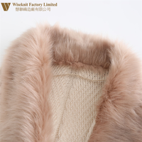 London Fog Manteau pull pour femme avec col en fausse fourrure