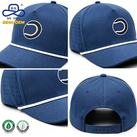 Casquette de baseball en nylon perforé à séchage rapide de qualité supérieure, avec logo personnalisé, pour le golf et les sports de plein air – Vente en gros directe usine