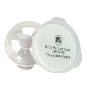 Filtre à particules professionnel haute efficacité pour masque à gaz, pièce de rechange de sécurité pour protection contre la poussière - Product Image 4