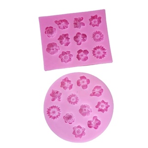 Grosir DIY berbagai bentuk bunga Fondant dekorasi kue cetakan coklat biskuit cetakan - Product Image 6