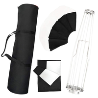 Kit d'éclairage professionnel 55/65/ 85cm Bowens Softbox de style lanterne, avec support de lumière flash stroboscopique Speedlite Studio