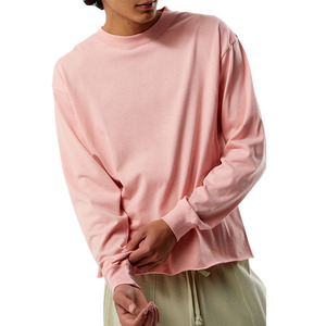 <span class=keywords><strong>Top</strong></span> Corto a Maniche Lunghe di Alta Qualità per Uomo, Maglia a Maniche Lunghe Semplice, <span class=keywords><strong>Crop</strong></span> <span class=keywords><strong>Top</strong></span> Boxy - Product Image 1