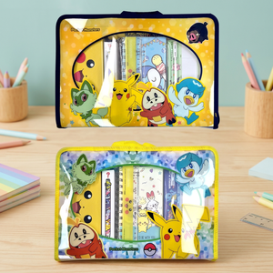 Set de Papelería de PVC de Pokémon Pikachu, Útiles Escolares, Lápiz, Borrador, Cuaderno, Anime, Dibujos Animados, Regalo para Estudiantes, Venta al Por Mayor - Product Image 2