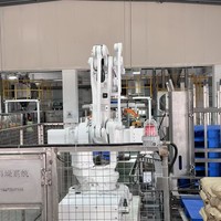Paletizer Robot Portabel Otomatis Terkendali PLC dengan Penggerak Pneumatik Perlindungan IP54 untuk Pengpaletan Karton/Kotak/Tas