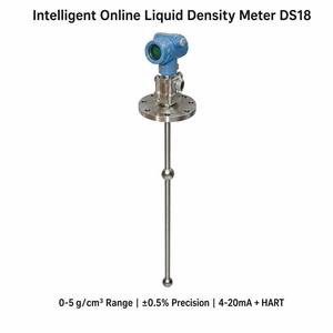 Medidor de Densidad Inteligente en Línea DS18 HART con Sensor Diferencial, Pantalla LCD, Salida 4-20mA, Diafragma de Acero Inoxidable SS316 para Aplicaciones Químicas y Alimentarias - Product Image 1