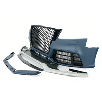 Kit Bumper Depan Gaya PNB RS5 Berkualitas Tinggi Baru, Lip Grille Model Sekrup, Dilengkapi Lubang Sensor Park Assist, Untuk Audi A5/S5 B8 2009-2011, Garansi 1 Tahun