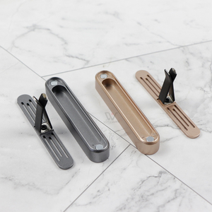 Diffuser penyegar udara mobil, penyebar parfum kayu beraroma warna polos logam mewah - Product Image 6