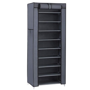 Meuble à Chaussures à 10 Niveaux, Organisateur <span class=keywords><strong>de</strong></span> <span class=keywords><strong>Rangement</strong></span> avec Housse en Tissu Non-Tissé - Product Image 5