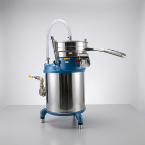 Séparateur de crème au lait manuel à manivelle pour usage agricole, 165 litres par heure, bol en acier inoxydable, machine centrifugeuse manuelle pour écrémer le lait - Product Image 2